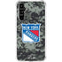 NHL New York Rangers Camo Galaxy A54 5G Clear Case