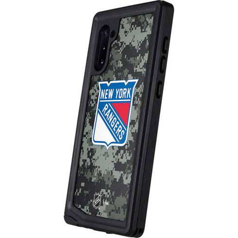 NHL New York Rangers Camo Galaxy Note 10 Waterproof Case