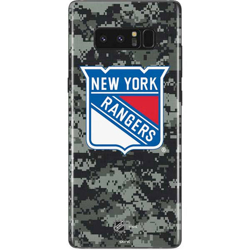 NHL New York Rangers Camo Galaxy Note 8 Skin