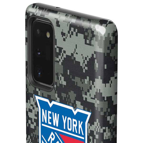 NHL New York Rangers Camo Galaxy Note20 5G Pro Case