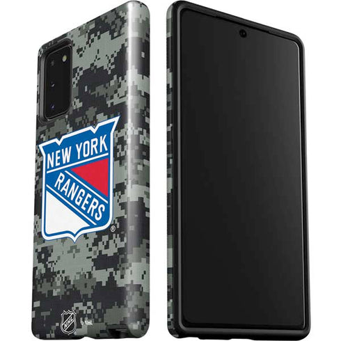 NHL New York Rangers Camo Galaxy Note20 5G Pro Case