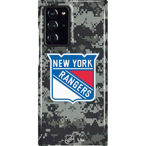 NHL New York Rangers Camo Galaxy Note20 Ultra 5G Lite Case