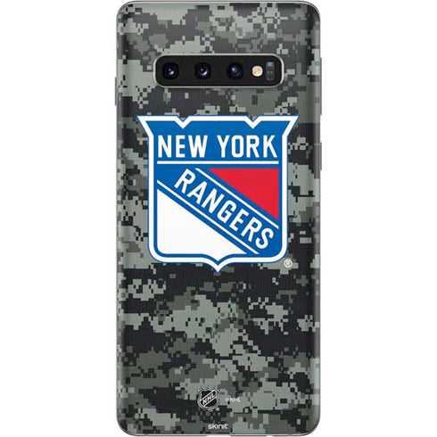 NHL New York Rangers Camo Galaxy S10 Skin