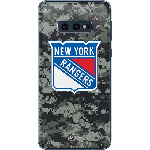 NHL New York Rangers Camo Galaxy S10e Skin