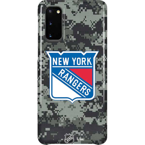 NHL New York Rangers Camo Galaxy S20 Lite Case