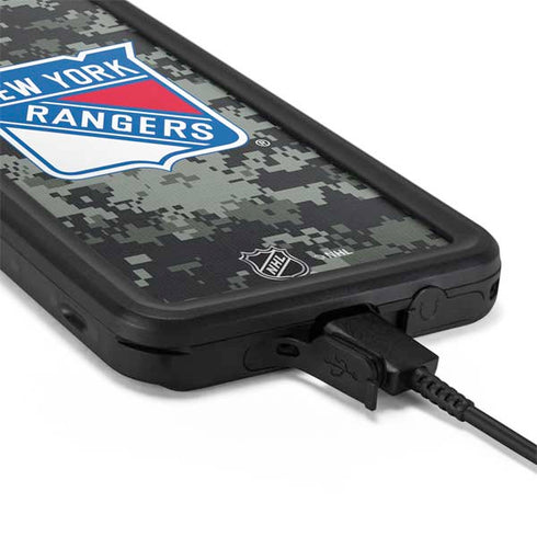 NHL New York Rangers Camo Galaxy S20 Plus Waterproof Case