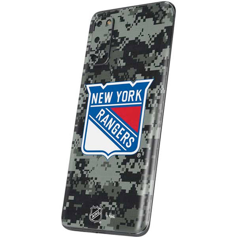 NHL New York Rangers Camo Galaxy S20 Skin
