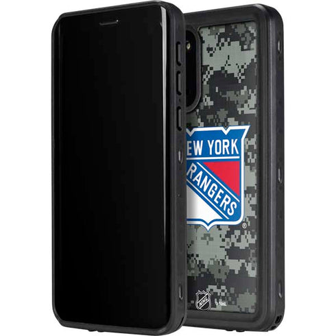 NHL New York Rangers Camo Galaxy S20 Waterproof Case
