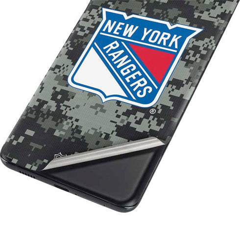 NHL New York Rangers Camo Galaxy S21 5G Skin