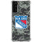 NHL New York Rangers Camo Galaxy S21 FE Clear Case