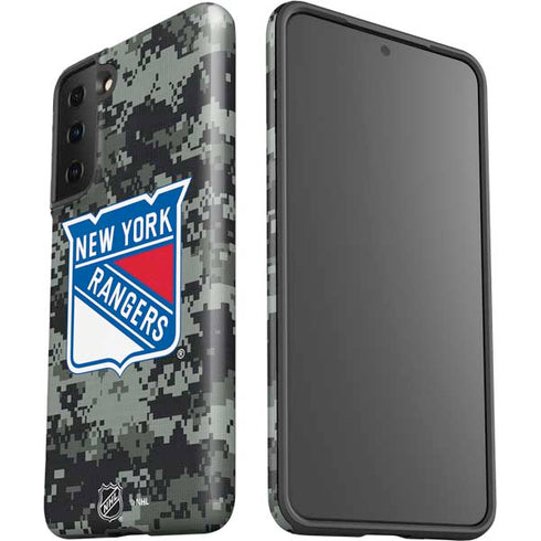 NHL New York Rangers Camo Galaxy S21 FE Pro Case