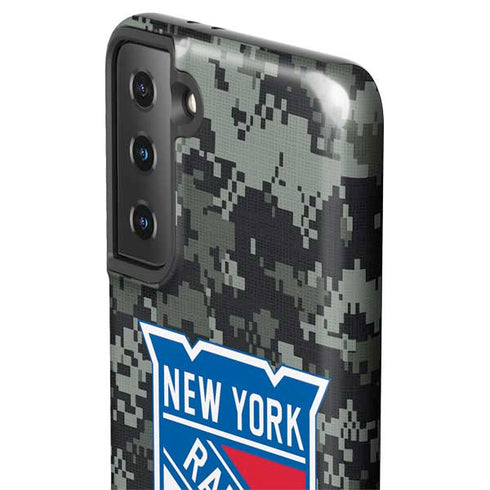 NHL New York Rangers Camo Galaxy S21 Plus 5G Pro Case