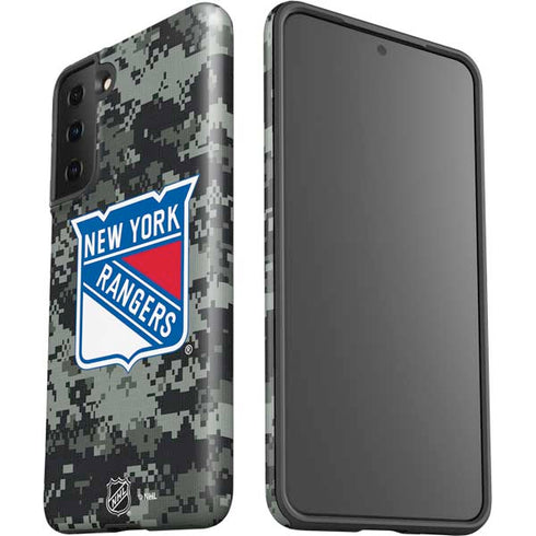 NHL New York Rangers Camo Galaxy S21 Plus 5G Pro Case