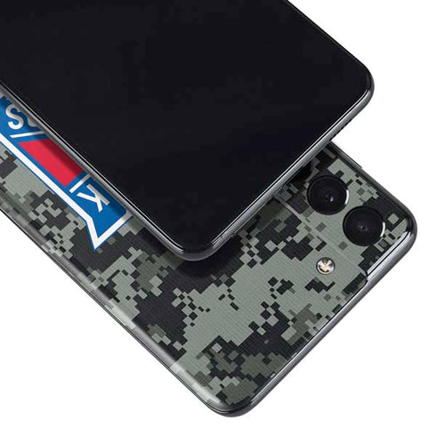 NHL New York Rangers Camo Galaxy S21 Plus 5G Skin