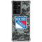 NHL New York Rangers Camo Galaxy S21 Ultra 5G Clear Case