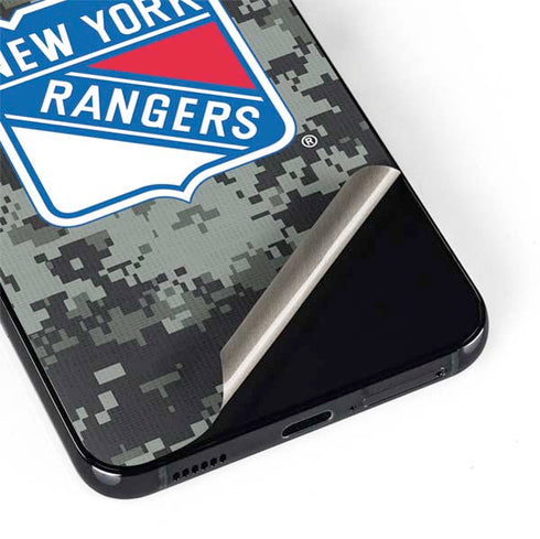 NHL New York Rangers Camo Galaxy S22 Plus Skin