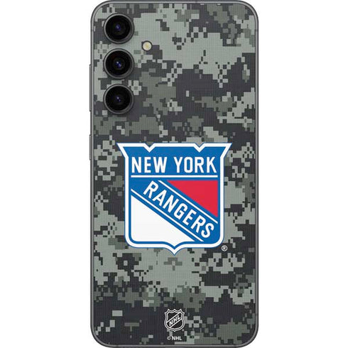 NHL New York Rangers Camo Galaxy S23 FE Skin