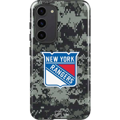 NHL New York Rangers Camo Galaxy S23 Plus Pro Case