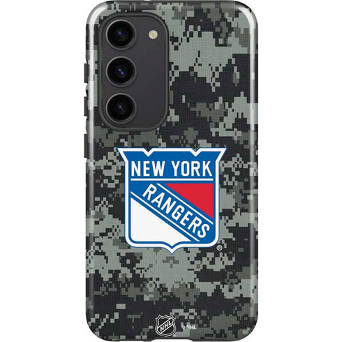 NHL New York Rangers Camo Galaxy S23 Pro Case