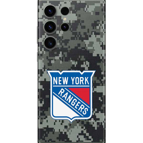 NHL New York Rangers Camo Galaxy S23 Ultra Skin
