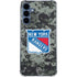 NHL New York Rangers Camo Galaxy S24 Clear Case