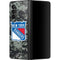 NHL New York Rangers Camo Galaxy Z Fold3 5G Skin