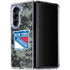 NHL New York Rangers Camo Galaxy Z Fold5 5G Clear Case
