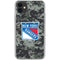 NHL New York Rangers Camo iPhone 11 Clear Case