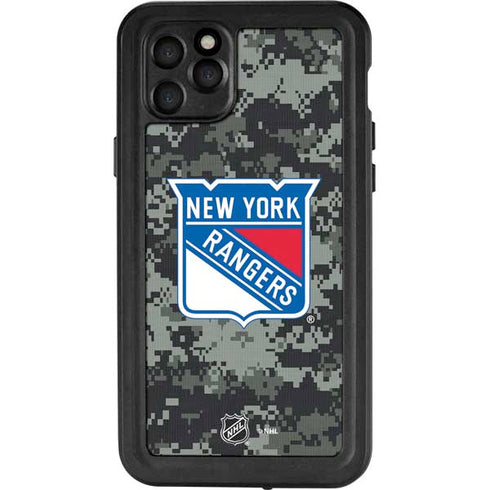 NHL New York Rangers Camo iPhone 11 Pro Max Waterproof Case