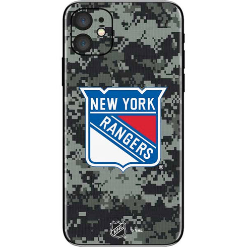NHL New York Rangers Camo iPhone 11 Skin