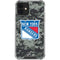 NHL New York Rangers Camo iPhone 12 Clear Case