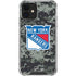 NHL New York Rangers Camo iPhone 12 Clear Case