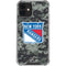 NHL New York Rangers Camo iPhone 12 Mini Clear Case