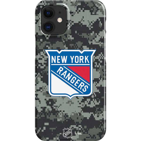 NHL New York Rangers Camo iPhone 12 Mini Lite Case