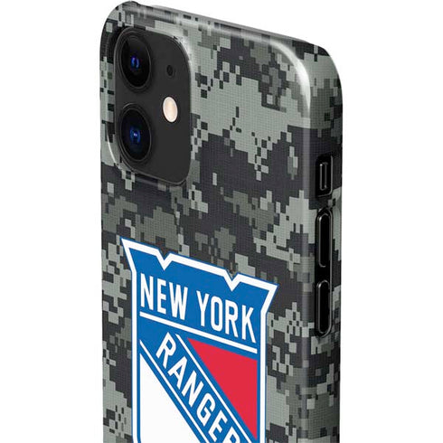 NHL New York Rangers Camo iPhone 12 Mini Lite Case