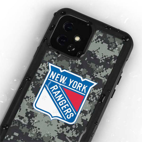 NHL New York Rangers Camo iPhone 12 Mini Waterproof Case