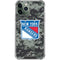 NHL New York Rangers Camo iPhone 12 Pro Clear Case