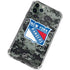NHL New York Rangers Camo iPhone 12 Pro Clear Case