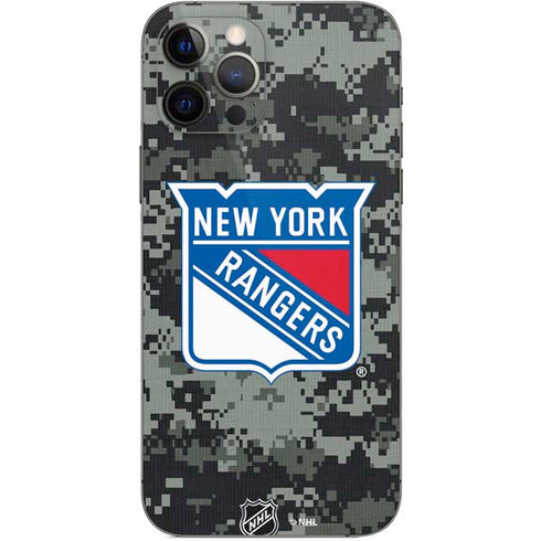 NHL New York Rangers Camo iPhone 12 Pro Skin
