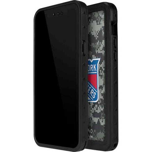 NHL New York Rangers Camo iPhone 12 Pro Waterproof Case
