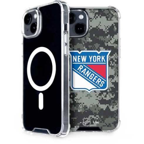 NHL New York Rangers Camo iPhone 13 MagSafe Case