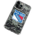NHL New York Rangers Camo iPhone 13 Pro Clear Case
