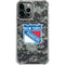 NHL New York Rangers Camo iPhone 13 Pro Max Clear Case