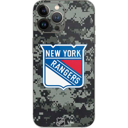 NHL New York Rangers Camo iPhone 13 Pro Max Skin