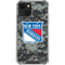 NHL New York Rangers Camo iPhone 14 Clear Case