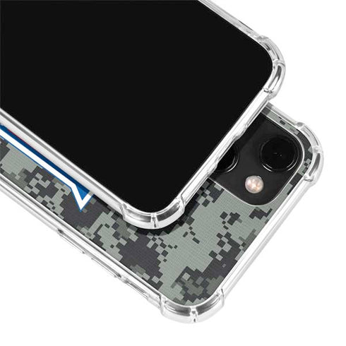 NHL New York Rangers Camo iPhone 14 Clear Case