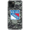 NHL New York Rangers Camo iPhone 14 Plus Clear Case