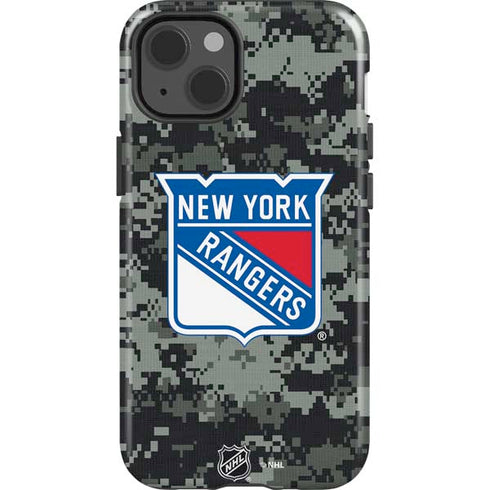 NHL New York Rangers Camo iPhone 15 Impact Case