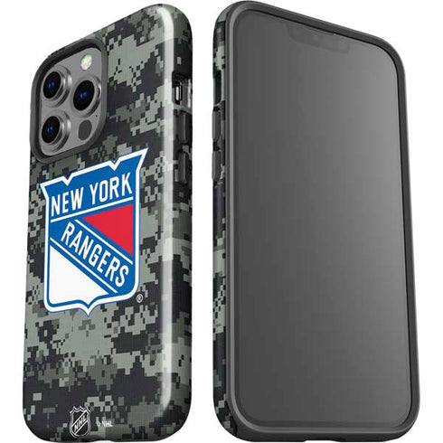 NHL New York Rangers Camo iPhone 15 Pro Impact Case