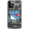 NHL New York Rangers Camo iPhone 14 Pro Max Clear Case